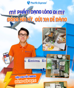 Pacific Express - gửi mỹ phẩm đi Mỹ