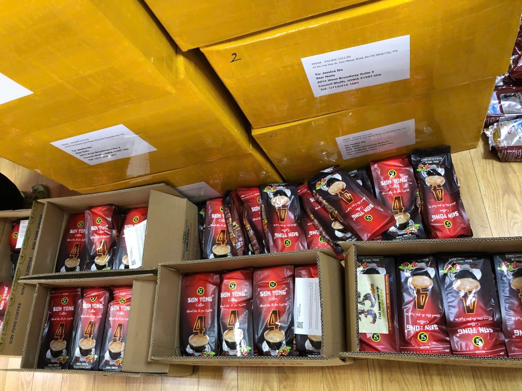 Pacific Express - Gửi cà phê đi quốc tế